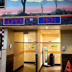 TA Travel Center - Entrance to Restrooms