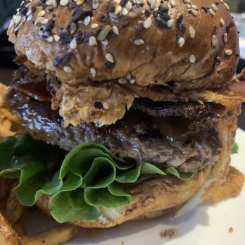 Local Goat - TN Whiskey Glazed Burger* - New American Near Me - Pigeon Forge, Tennessee Local Goat - TN Whiskey Glazed Burger* - New American Near Me - Pigeon Forge, Tennessee