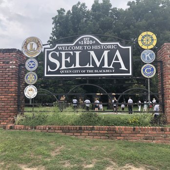 Edmund Pettus Bridge - Marker for the city right by the end of the walk - Landmarks & Historical Buildings Near Me - Selma, Alabama Edmund Pettus Bridge - Marker for the city right by the end of the walk - Landmarks & Historical Buildings Near Me - Selma, Alabama