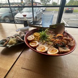Spicy Kimchi Ramen Shrimp Tempura Roll