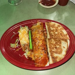 Taco/quesadilla/burrito combo (chicken)!