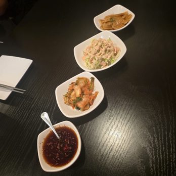 Myungin Dumplings - Dipping sauce and bachan - Korean Near Me - Northridge, California Myungin Dumplings - Dipping sauce and bachan - Korean Near Me - Northridge, California