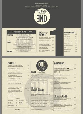 Menu photo 3 One Bistro Dublin, D
