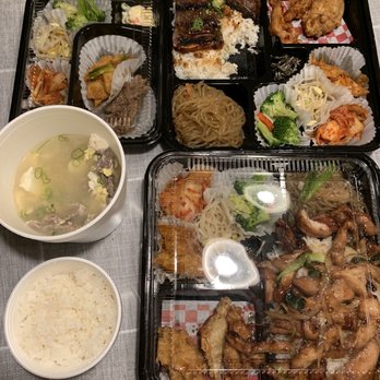 The Third Place - My kids couldn't wait to dig in before the photo. Kalbi, chicken, kid friendly tofu soup, and banchan. - Korean Near Me - Redmond, Washington The Third Place - My kids couldn't wait to dig in before the photo. Kalbi, chicken, kid friendly tofu soup, and banchan. - Korean Near Me - Redmond, Washington