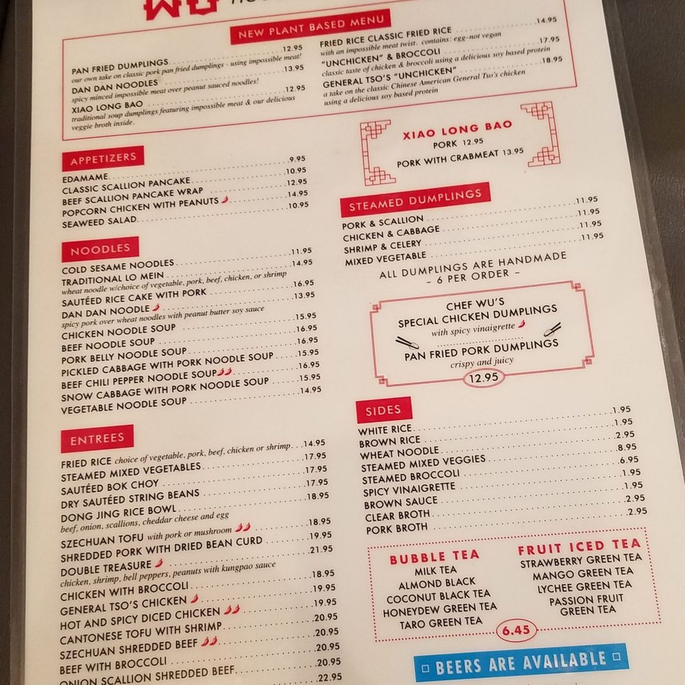 Wu and Nussbaum - Menu - Chinese Near Me - New York, New York Wu and Nussbaum - Menu - Chinese Near Me - New York, New York