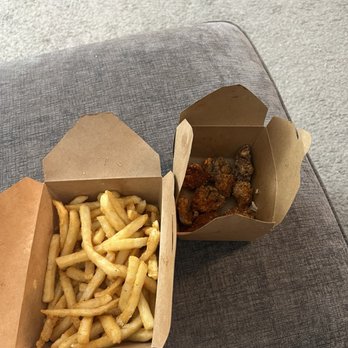 Wings & Bowls - Garlic Fries & Chicken Teriyaki Wings (Boneless) - Asian Fusion Near Me - Claremont, California Wings & Bowls - Garlic Fries & Chicken Teriyaki Wings (Boneless) - Asian Fusion Near Me - Claremont, California