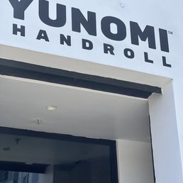 Exterior outside entrance of Yunomi Handroll - Los Angeles, California Exterior outside entrance of Yunomi Handroll - Los Angeles, California
