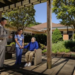 Friends Home Retirement Community - Access to brightly sunlit courtyards and solariums at all levels of care.