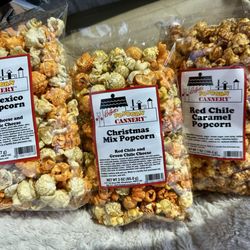 Small bags of a variety of chile flavors