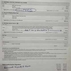 Safe Auto Repair - Showing costs as I explained they were more expensive than others.
