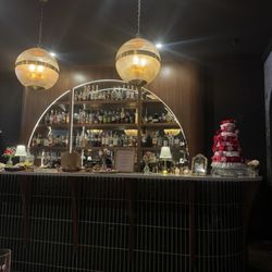 Apéro - The bar was set with our charcuterie boards and homemade diaper cake along with Sophie's signature cocktail & mocktails
