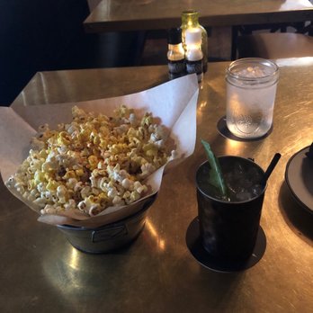 Moonshine Grill - Blind Mule and complimentary popcorn - Southern Near Me - Austin, Texas Moonshine Grill - Blind Mule and complimentary popcorn - Southern Near Me - Austin, Texas