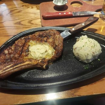Outback Steakhouse - Boned In Rib Eye & Mashed Potato - Steakhouses Near Me - Cape Coral, Florida Outback Steakhouse - Boned In Rib Eye & Mashed Potato - Steakhouses Near Me - Cape Coral, Florida