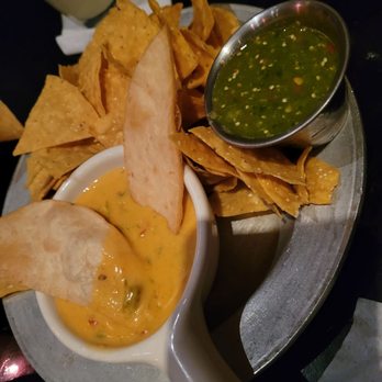 Del Charro - Queso dip and chips - Bars Near Me - Santa Fe, New Mexico