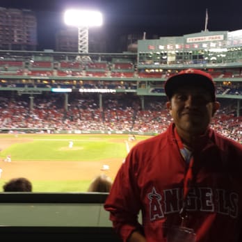 Fenway Park - Standing room only on the Green Monster.  Aug 2014 - Stadiums & Arenas Near Me - Boston, Massachusetts