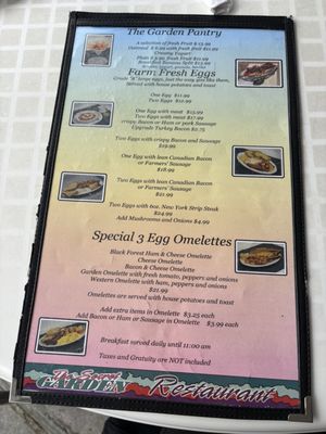 Menu photo 2 The Secret Garden Restaurant Niagara Falls, ON Menu photo 2 The Secret Garden Restaurant Niagara Falls, ON