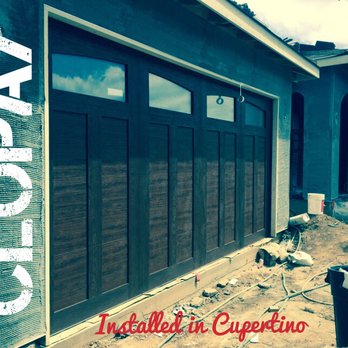 JT Garage Doors - Carriage door in woodgrain installed in Cupertino - Garage Door Services Near Me JT Garage Doors - Carriage door in woodgrain installed in Cupertino - Garage Door Services Near Me