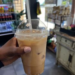 Iced white mocha