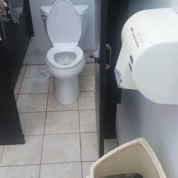 Panther Lake Camping Resort - Fern Annex Bathroom inside (before cleaning lady) - Resorts Near Me - Andover, New Jersey