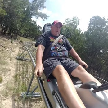 The Cliff Carver - Me coming around the corner. - Amusement Parks Near Me - New Braunfels, Texas