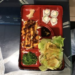 Pork Katsu bento box! Very generous portions for $12 Pork Katsu bento box! Very generous portions for $12