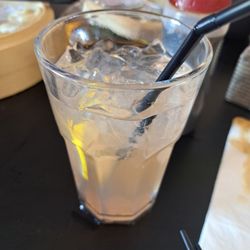 Peach iced tea, comes with their lunch special
