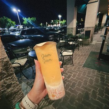 Jam Jam Tea Lab - Coconut Mango Pomelo - Bubble Tea Near Me - Irvine, California