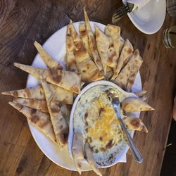 Chuck's Roadhouse - The cheese spinach dip