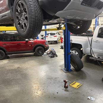University Ford - Durham - Finally my truck is on the lift and the mechanic is for some reason stealing the bolt off a new vehicle. - Car Dealers Near Me - Durham, North Carolina University Ford - Durham - Finally my truck is on the lift and the mechanic is for some reason stealing the bolt off a new vehicle. - Car Dealers Near Me - Durham, North Carolina