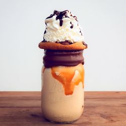 Chocolate Café - Cold brew cookie monster milkshake