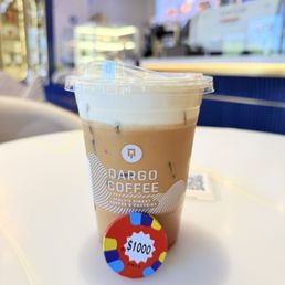 Golden hazelnut latte Golden hazelnut latte