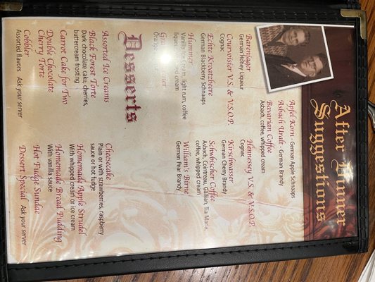 Menu photo 7 Metzger's German Restaurant Ann Arbor, MI