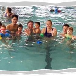 Potomac Swim School - Our instructors with our children