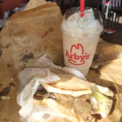 Arby's - Greek Gyro and Jemaka shake.