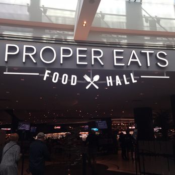 Proper Eats Food Hall - Entrance via the Aria - Food Court Near Me - Las Vegas, Nevada
