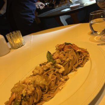 Bagatelle - Miami - Lobster Fettuccine with Lobster served table side and prepared delicately by the waitress. - French Near Me - Miami Beach, Florida Bagatelle - Miami - Lobster Fettuccine with Lobster served table side and prepared delicately by the waitress. - French Near Me - Miami Beach, Florida