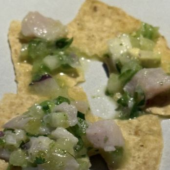Saizon - Ceviche on chip - New American Near Me - Fresno, California Saizon - Ceviche on chip - New American Near Me - Fresno, California