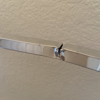 Westcliff Apartments - Broken towel rack - Apartments Near Me - Westminster, Colorado Westcliff Apartments - Broken towel rack - Apartments Near Me - Westminster, Colorado