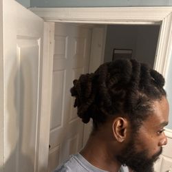 Retwist barrel roll fishtail bun