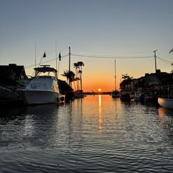 Alamitos Bay Yacht Club - Sunset