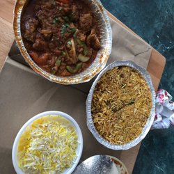 The Bombay Grill - Where is the meat in the lamb dish on the right?
