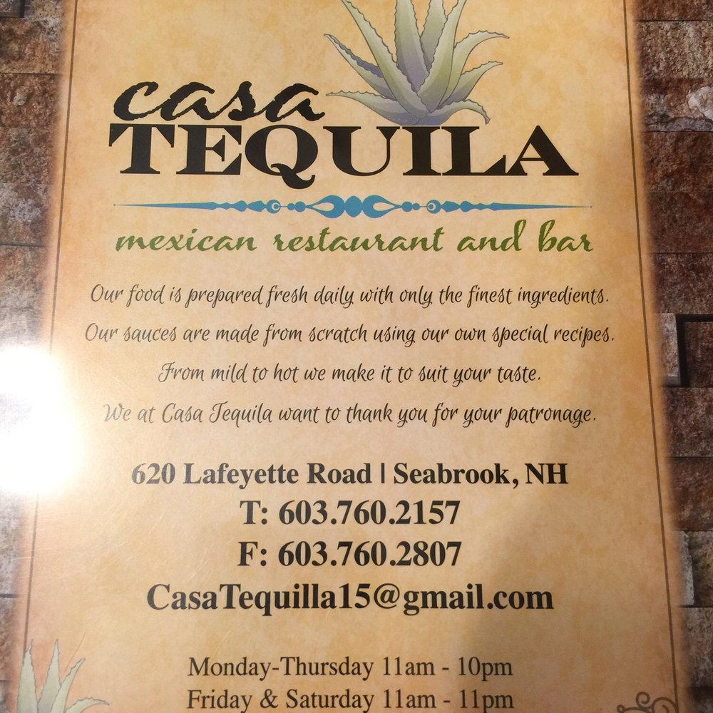 Casa Tequila - Mexican Near Me - Seabrook, New Hampshire