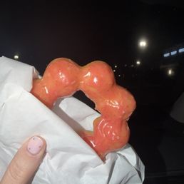 Strawberry mochi donut Strawberry mochi donut
