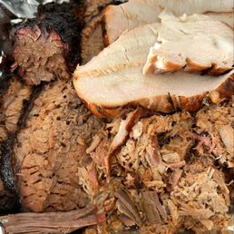 Brisket, pulled pork and smoked turkey!! Brisket, pulled pork and smoked turkey!!