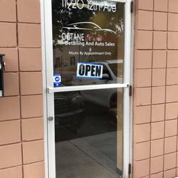 Octane Automotive - Octane automotive front door!