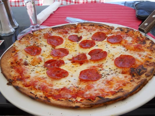 Photo of Colony Cafe - Miami Beach, FL, US. pepperoni pizza