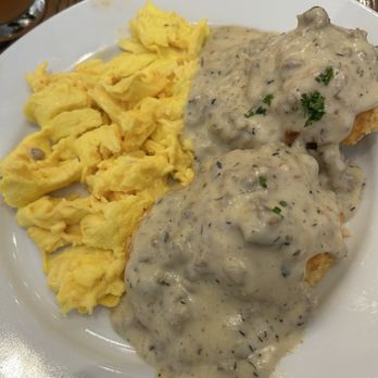 Screen Door - PDX - Biscuits and Gravy with Scrambled eggs. Delicious! - Southern Near Me - Portland, Oregon