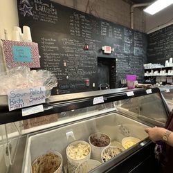 Ordering area (and chalkboard menu on tbis day)