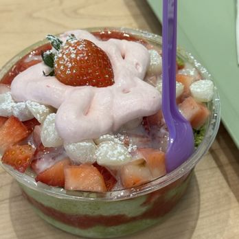 Snowtime - Berry matcha - Desserts Near Me - Campbell, California Snowtime - Berry matcha - Desserts Near Me - Campbell, California