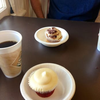 LuLi's Cupcakes & Bakery - The godfather and red velvet cupcake. - Desserts Near Me - St. Augustine, Florida LuLi's Cupcakes & Bakery - The godfather and red velvet cupcake. - Desserts Near Me - St. Augustine, Florida